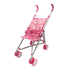 Коляска для кукол M 0349 U/R прогулочная Розовый