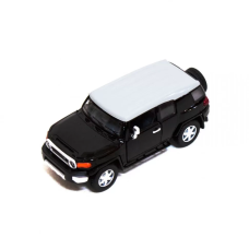 Детская железная машинка TOYOTA FJ CRUISER КТ5343, инерционная Черный