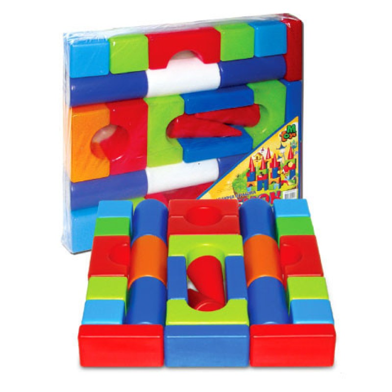 Дитячий конструктор Теремок "Середній" 08072 з блоків