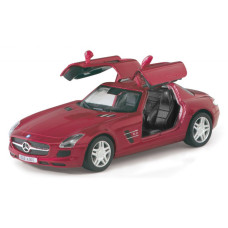 Машинка металлическая KT5349W Mercedes-Benz SLS AMG Красный