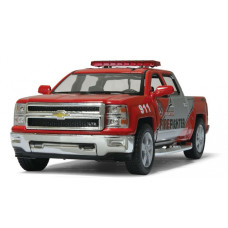 Інерційна машинка "FireFighter" Chevrolet Silverado 2014 KT5381WPR(Red) метал, червоний, масштаб 1:46