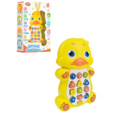 Детский развивающий телефон 7614 (укр.) с проектором 7614-2 (Утка)