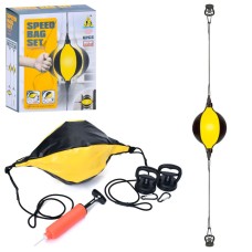 Боксерська груша на розтяжках MR 1259 160-330 см, насос