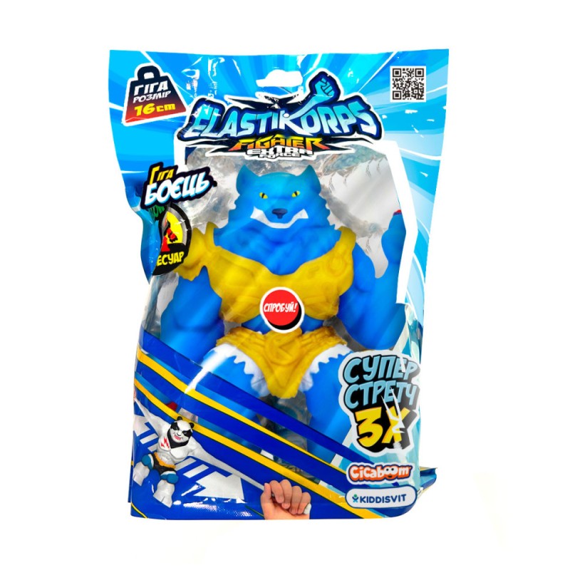 Стретч-іграшка Вовк Блупус Elastikorps DAM-2024-16-F-4 серії "Extra Force"