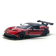 Коллекционная игрушечная машинка Aston Martin Vulcan KT5407FW инерционная Красный