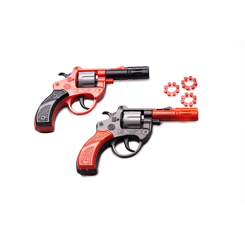 Іграшковий револьвер з пістонами Golden Gun 118GG