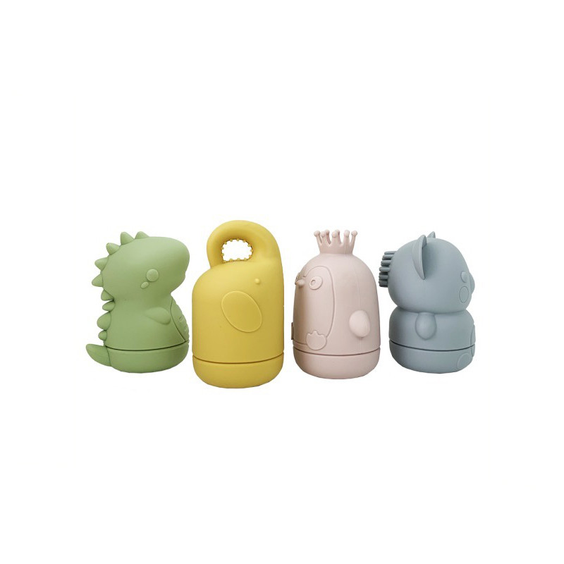 Набір силіконових іграшок для купання MGZ-0925, 4 штуки