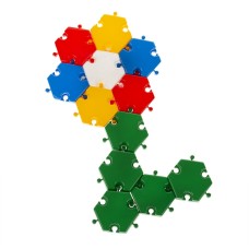 Дитяча мозаїка-пазл №3 1-144, 40 деталей Ø60мм