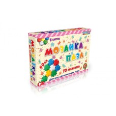Дитяча мозаїка-пазл №6 1-147, 70 деталей Ø60мм