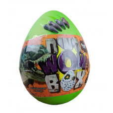 Дитячий набір для творчості в яйці "Dino WOW Box" DWB-01-01U, 20 предметів  Зелений