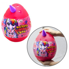 Набір для творчості в яйці "Unicorn Surprise Box" USB-01-01U для дівчинки  Рожевий