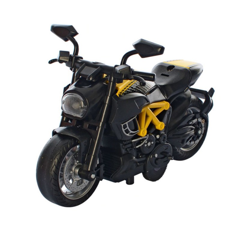 Дитячий інерційний «Мотоцикл» MY66-M1216 звук, світло Жовтий