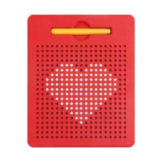 Магнітний планшет "MagPad" TSQ-380B(Red) 21,5см стілус, металеві кульки