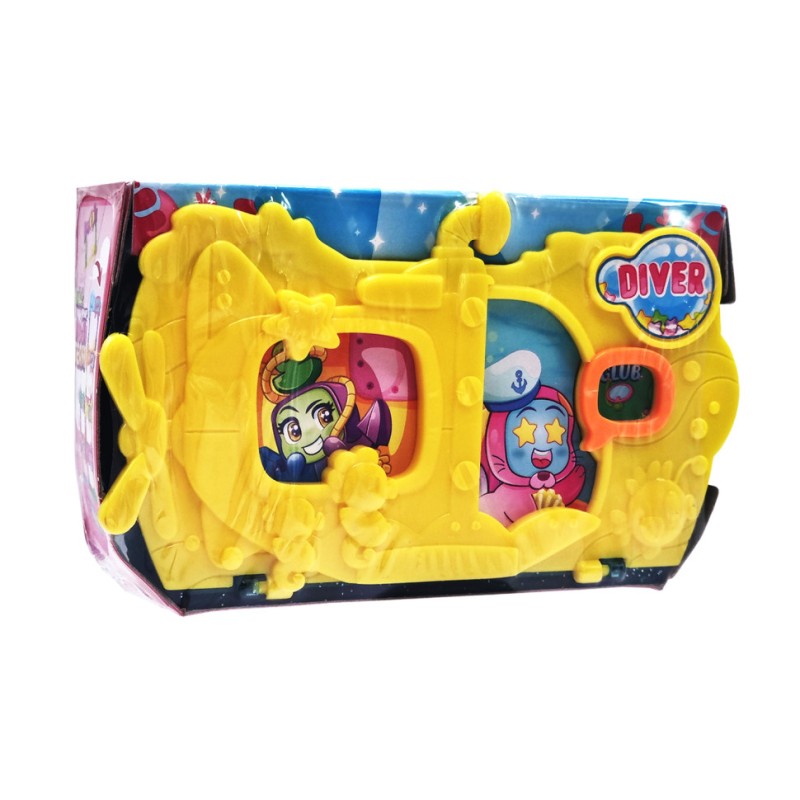 Ігровий набір Будиночок команди Moji Pops PMPAD660IN00-5 будиночок, фігурка, аксесуари