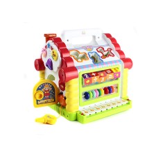 Детский игровой центр"Теремок" 9196 с сортером и звуком Разноцветный