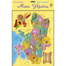 Учебный магнитный пазл "Карта Украины" 1175ATS от 3х лет