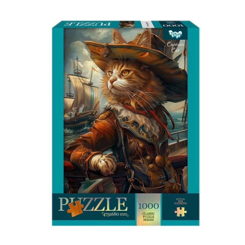 Пазл "Капітан кіт" C1000-13-04, 1000 елементів