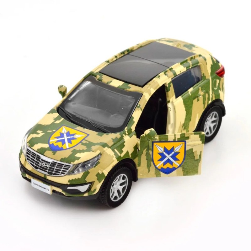 Автомодель серії «Шеврони Героїв» Kia Sportage R «56 ОМПБр» 250362M