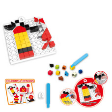 Детская развивающая мозаика 6990, 128 деталей Огнетушитель