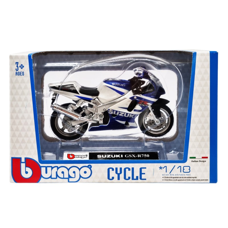 Дитяча модель Мотоцикла "SUZUKI GSX-R750" 18-51030-1 масштаб 1:18