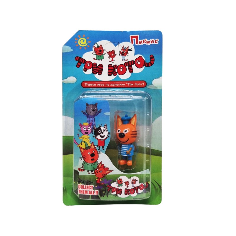 Фігурка героя з мультика Три коти HT18231 пластик Блакитний