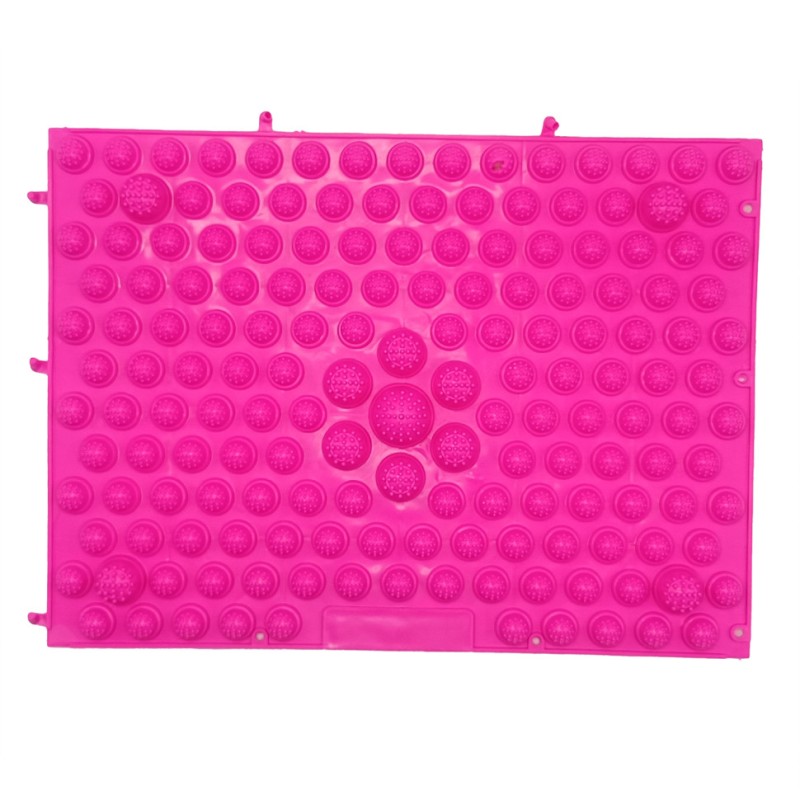 Килимок масажний ортепедичний для дітей MS 2897, 28 х 38 см Рожевий