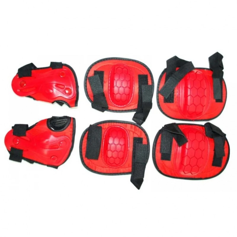 Дитячий захист MS 0335 для колін, ліктів, зап'ясть Червоний