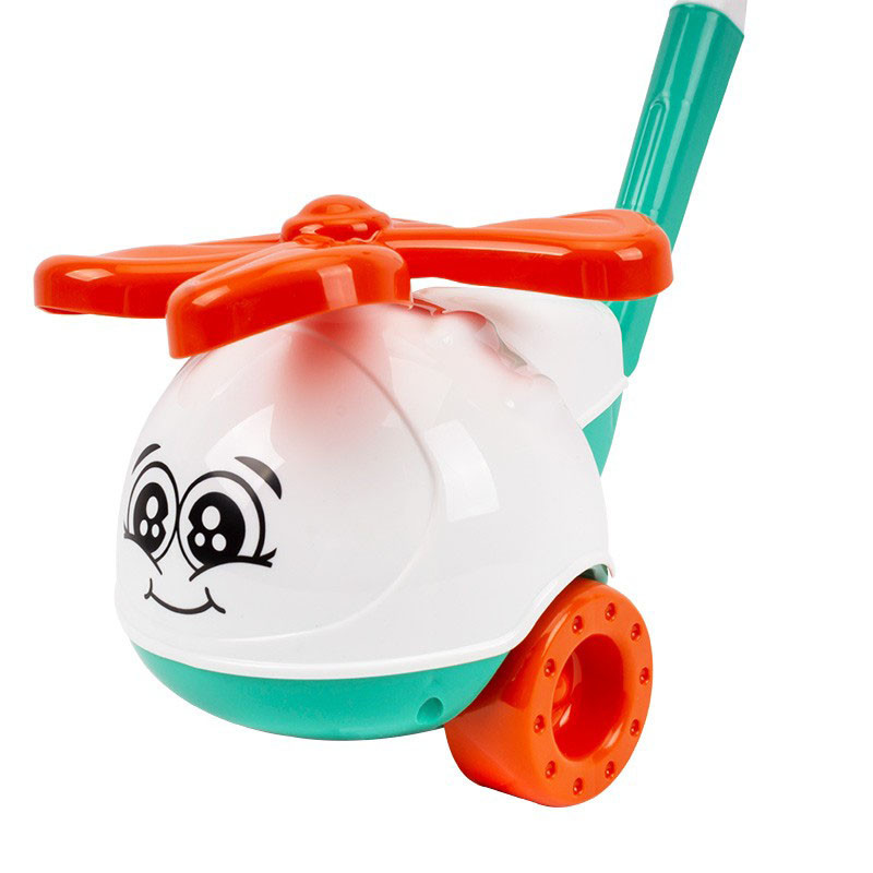 Дитяча іграшка-каталка Вертоліт 9437TXK у сітці Бірюзовий