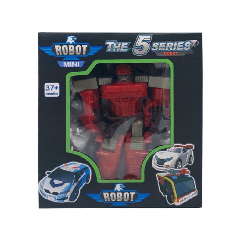Ігровий трансформер транспорт TOBOT W339, 12 видів Червоний-1