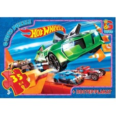 Пазли дитячі "Hot Wheels" FW700, 35 елементів