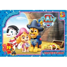 Пазли дитячі "Paw Patrol" Цуценячий патруль PW0826, 70 елементів