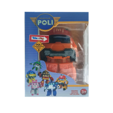 Игрушечный трансформер Робокар Поли 83168 робот + машинка Оранжевый