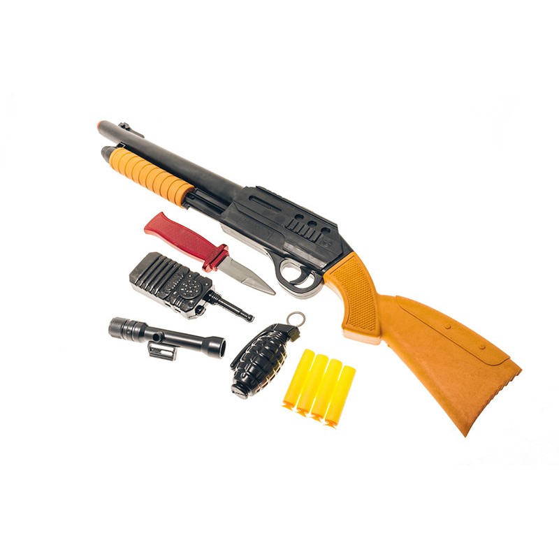 Іграшковий дробовик "Berno" з м'якими патронами Golden Gun 920GG