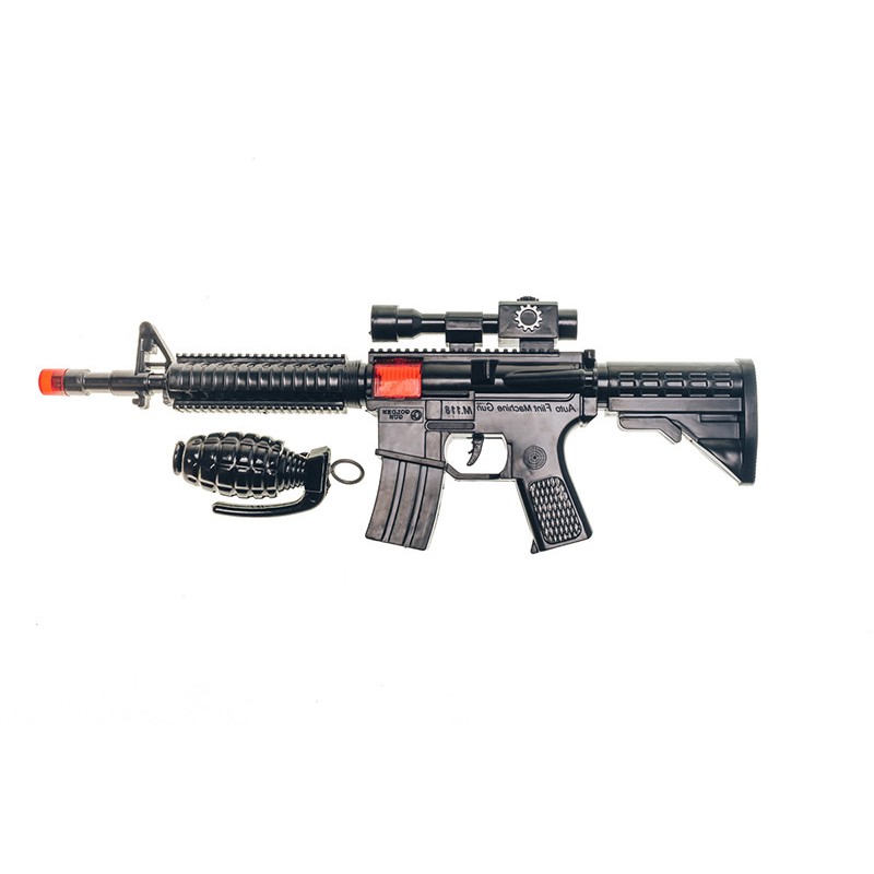 Іграшковий автомат-тріскачка "M16" з гранатою Golden Gun 803