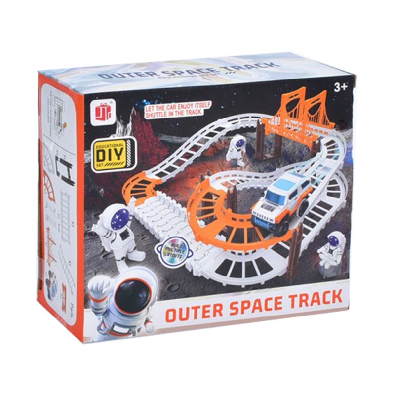 Дитячий ігровий трек "Космодром" 888-72 фігурка, машинка їздить по треку, на батарейці