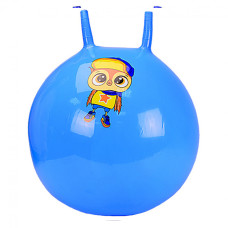 Мяч для фитнеса CB4501 с рожками Светло-синий