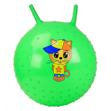 Мяч для фитнеса CB4503 пузырчатый с рожками Зеленый