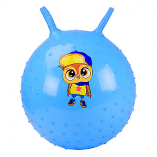 Мяч для фитнеса CB4503 пузырчатый с рожками Бирюзовый