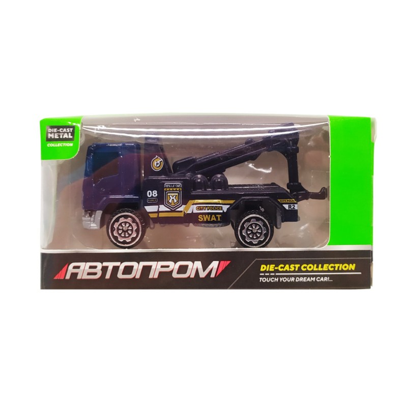 Дитяча металева машинка АвтоПром 7629 масштаб 1:64 Евакуатор