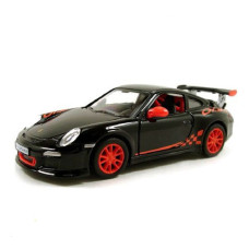 Коллекционная игрушечная машинка PORSCHE 911 GTS RS KT5352W инерционная Черный