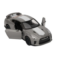 Модель автомобіля "Nissan GT-R (R35)" 68469 масштаб 1:32 світло, звук Сріблястий