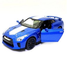 Модель автомобіля "Nissan GT-R (R35)" 68469 масштаб 1:32 світло, звук Синій