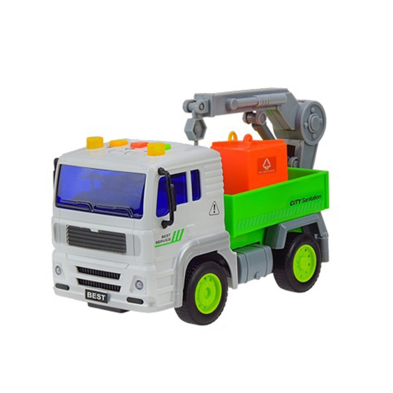Модель автомобіля "Сміттєвоз" AP9905C, світло, звук