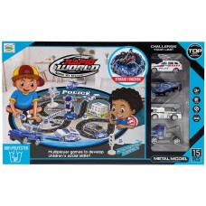 Игрушечный набор "Police" 6688-153C, машинки, собирается в мешок