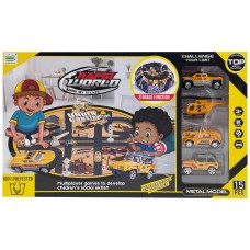 Игрушечный набор "Under Construction" 6688-153B, машинки, собирается в мешок