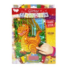 Креативна творчість "Блискуча мозаїка: Dinosaurs" БМ-02-01, 20.6х26 см