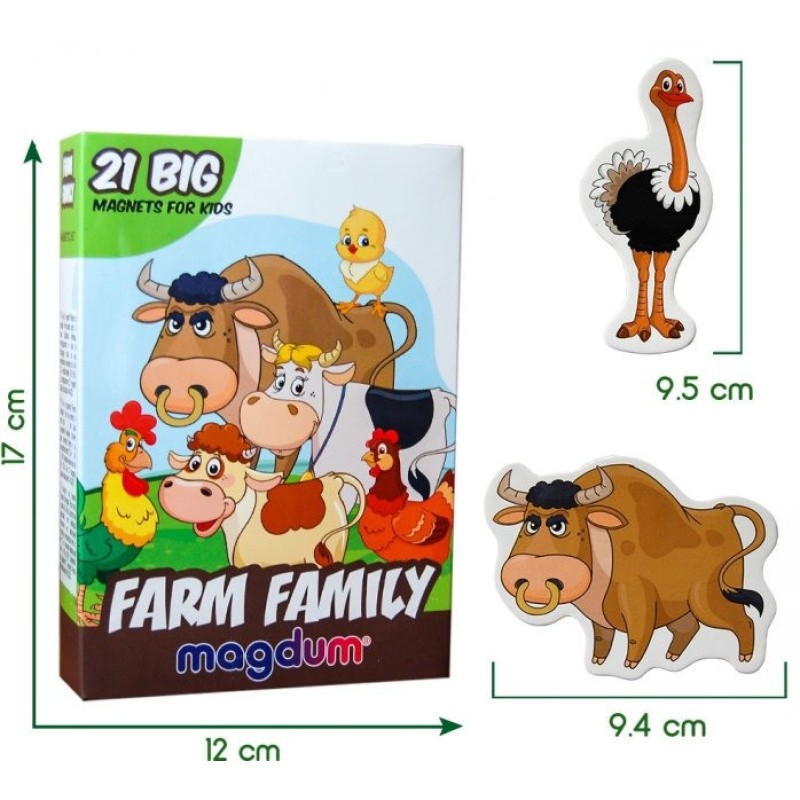 Набір магнітів Magdum Ферма сімейки ML4031-21 EN