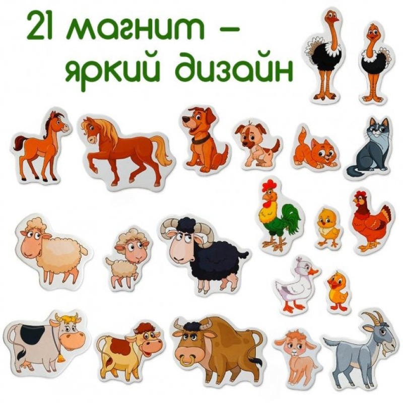 Набір магнітів Magdum Ферма сімейки ML4031-21 EN