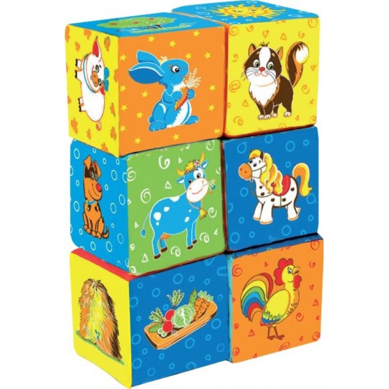 Набір кубиків "Ферма" МС 090601-02