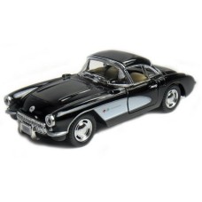 Машинка інерційна "1957 Chevrolet Corvette" KT5458W-3 масштаб 1:36 Чорний